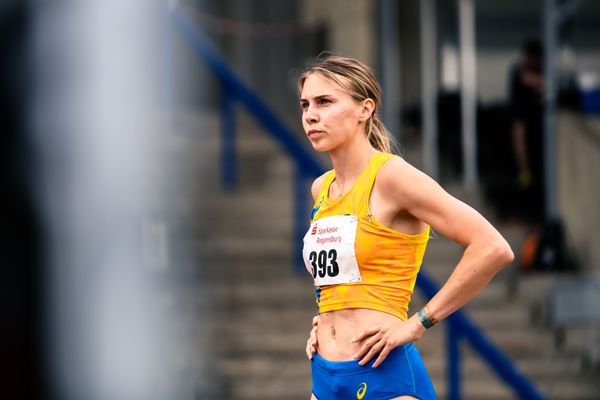 Bilyk Tetiana (UKR) über 400m Hürden am 03.06.2022 waehrend der Sparkassen Gala in Regensburg